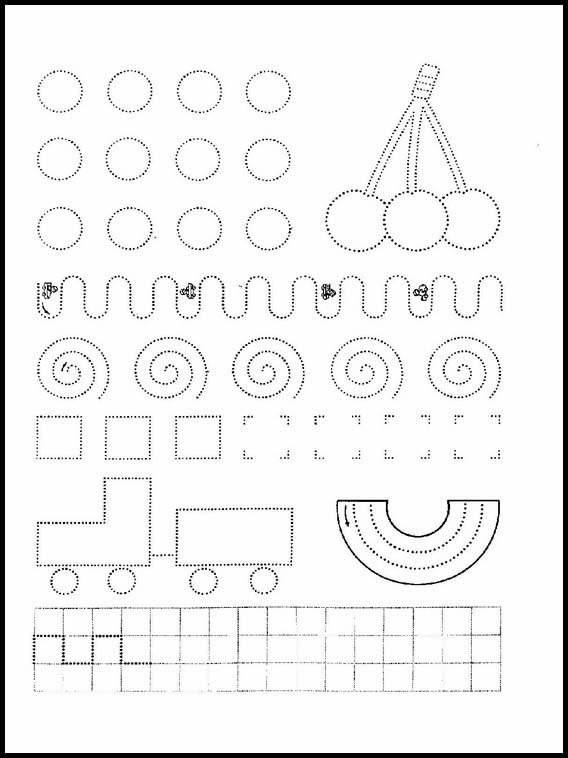 Ligninger Opgaver Forbind prikkerne for førskolebørn 49 Forbind prikkerne for førskolebørn 49