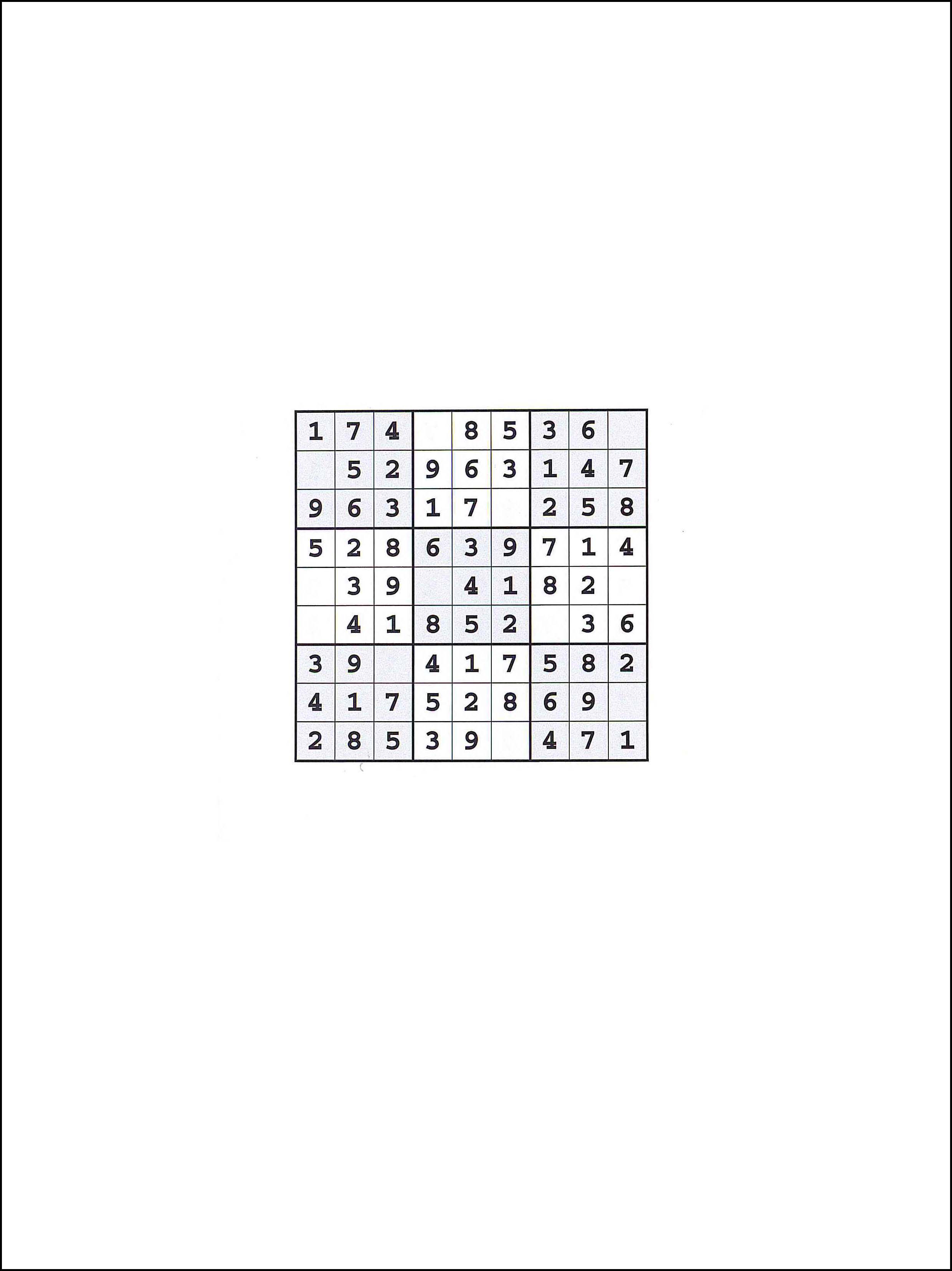 Sudoku 9x9 60