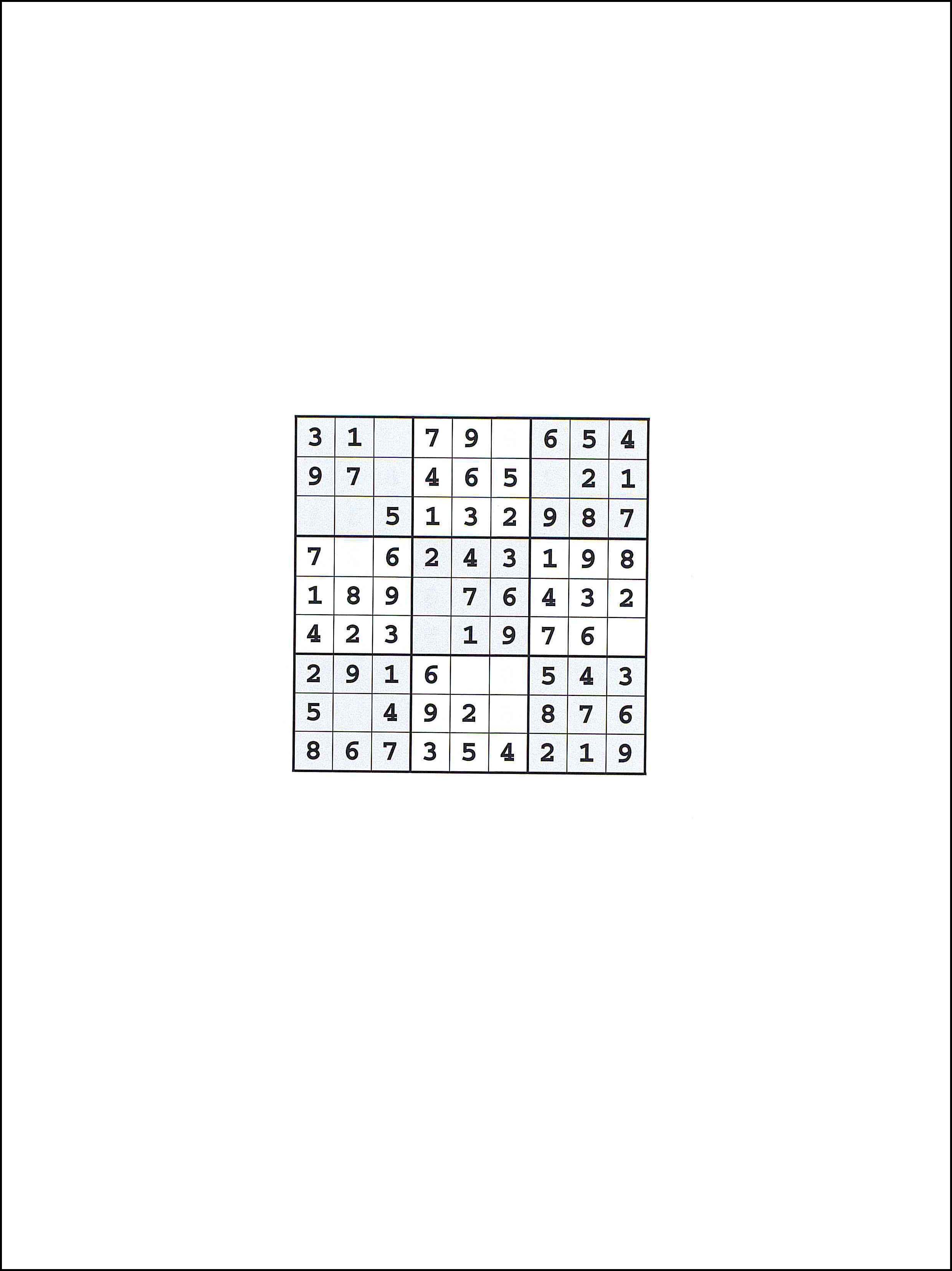 Sudoku 9x9 61