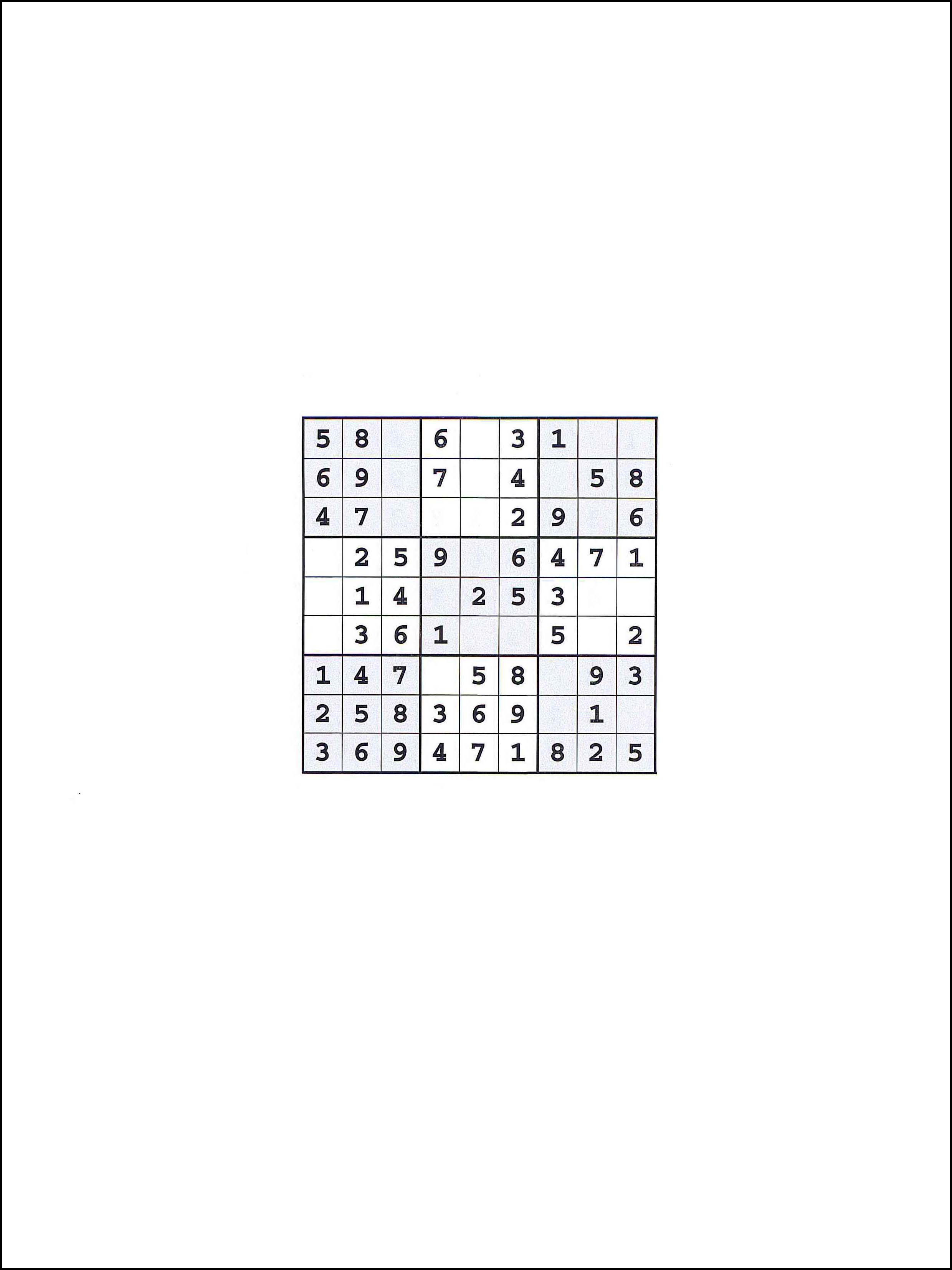 Sudoku 9x9 62