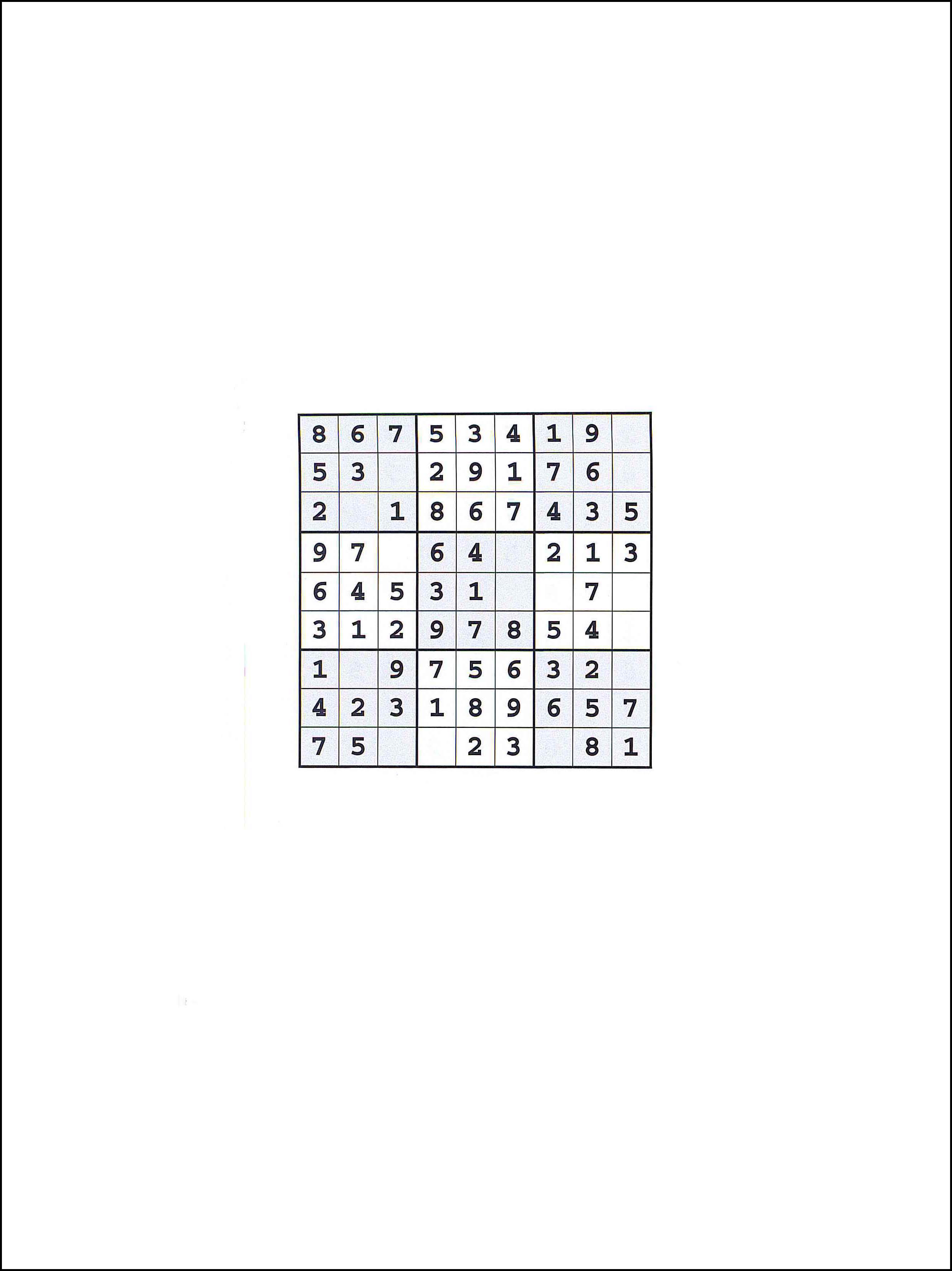Sudoku 9x9 75