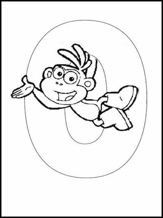 Alphabets avec des dessins d'enfants 114