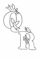 Alphabets avec des dessins d'enfants163