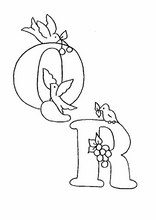 Alphabets avec des dessins d'enfants163