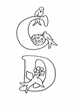 Alphabets avec des dessins d'enfants231