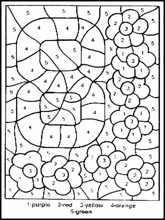 Coloriage les zones indiquées 16