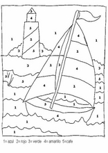 Coloriage les zones indiquées51