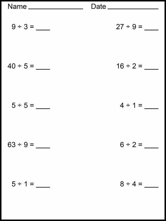 Divisions faciles 15