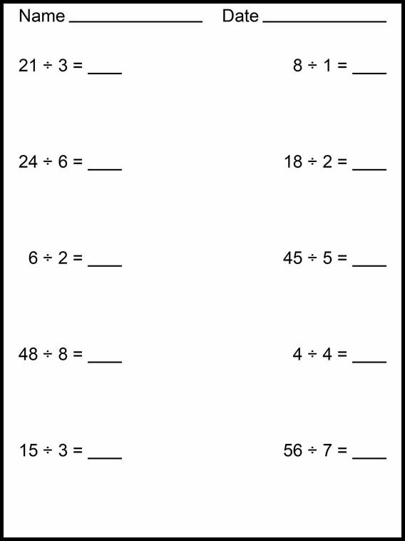 Divisions faciles 16