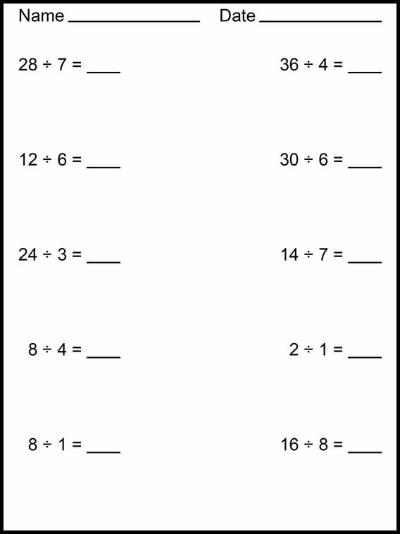 Divisions faciles 17