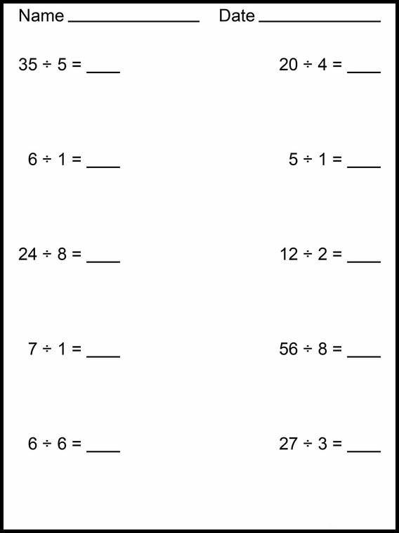 Divisions faciles 30