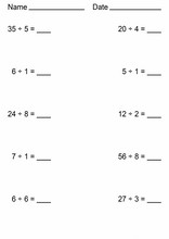 Divisions faciles30