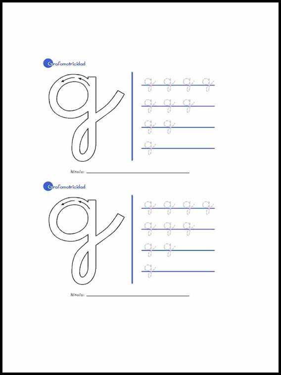 Alphabet pour apprendre l'espagnol 13