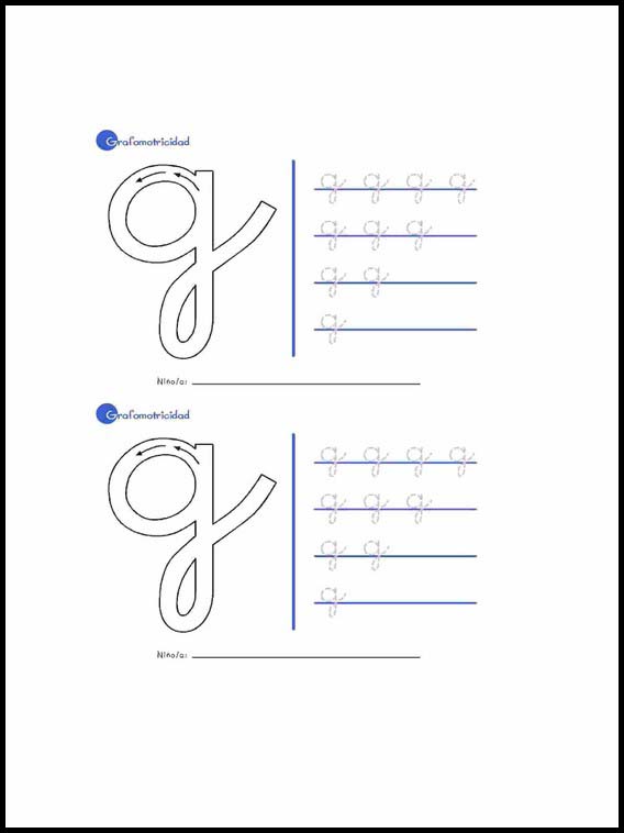 Alphabet pour apprendre l'espagnol 13