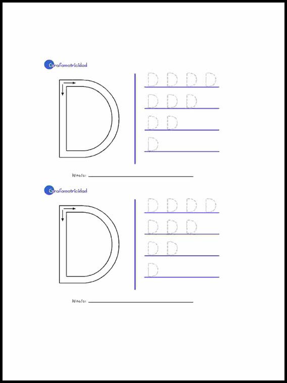 Alphabet pour apprendre l'espagnol 8