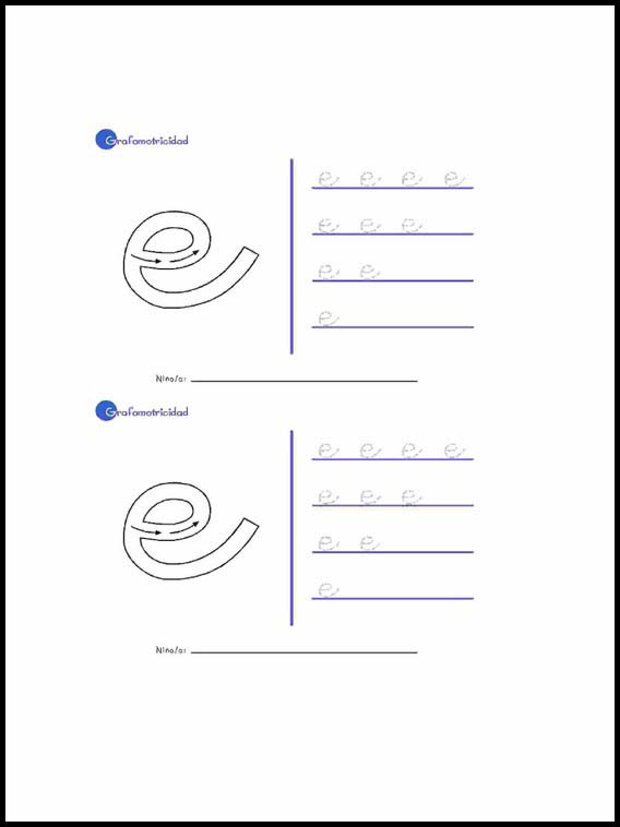 Alphabet pour apprendre l'espagnol 9