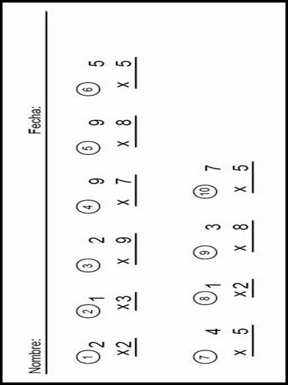 Multiplications faciles 2