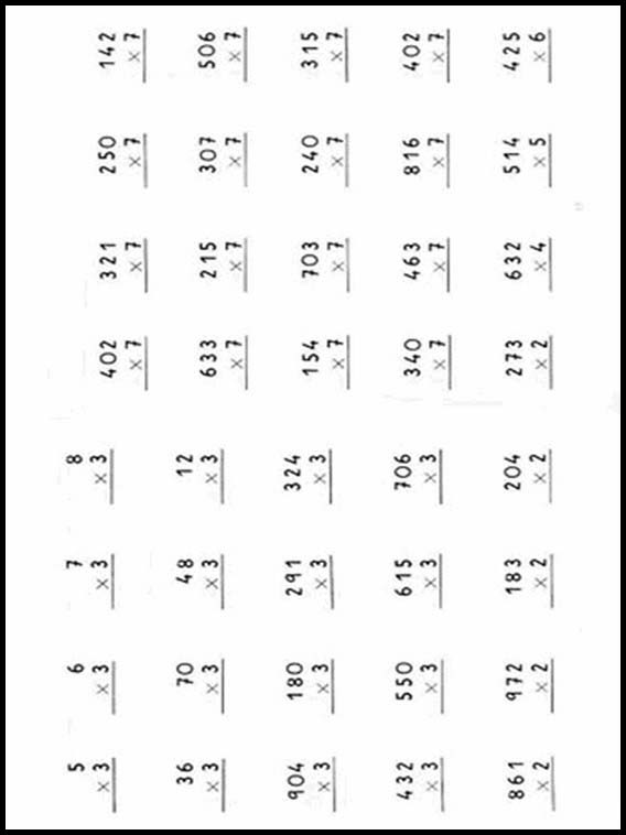 Multiplications faciles 4