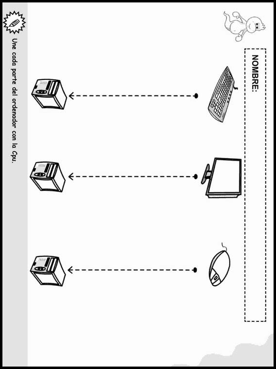 Coloriage objets pour apprendre l'espagnol 8