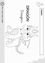 Coloriage objets pour apprendre l'espagnol9