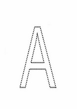 Relier les points. Alphabet1