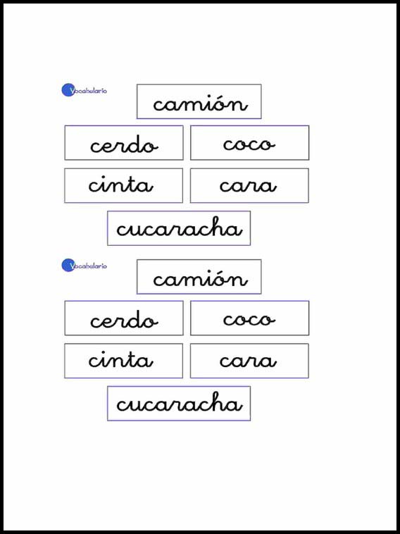 Vocabulaire pour apprendre l'espagnol 3