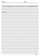 Kalligraphie auf Millimeterpapier Spanisch zu lernen96