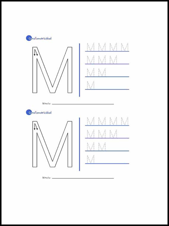 Feinmotorik mit Alphabet Spanisch zu lernen 26