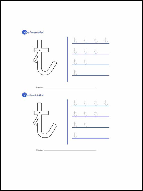 Feinmotorik mit Alphabet Spanisch zu lernen 42