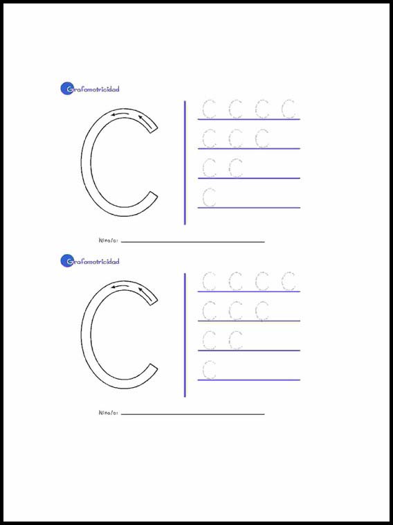 Feinmotorik mit Alphabet Spanisch zu lernen 6