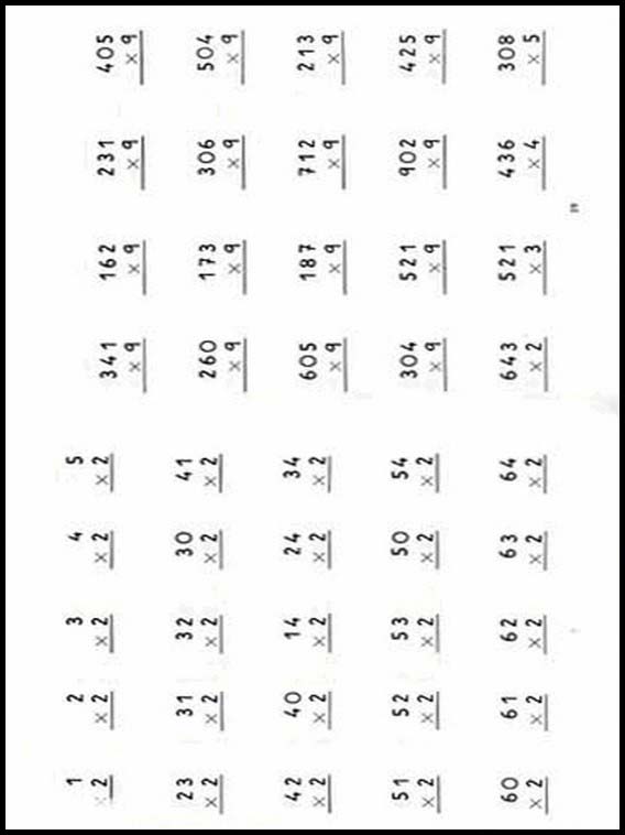 Leicht Multiplikation 6