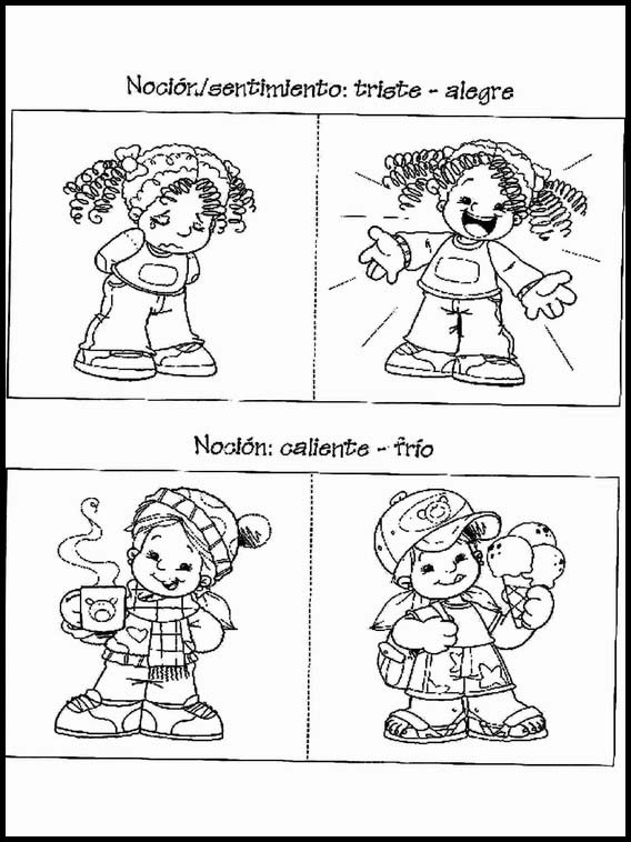 Logik - Zeichnungen Spanisch zu lernen 75
