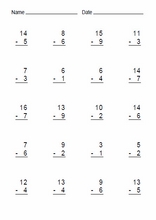 Leicht Subtraktionen17