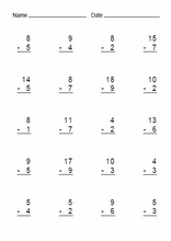 Leicht Subtraktionen19