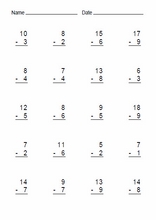 Leicht Subtraktionen23