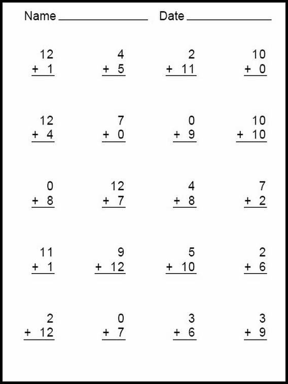 Leicht Addition 15