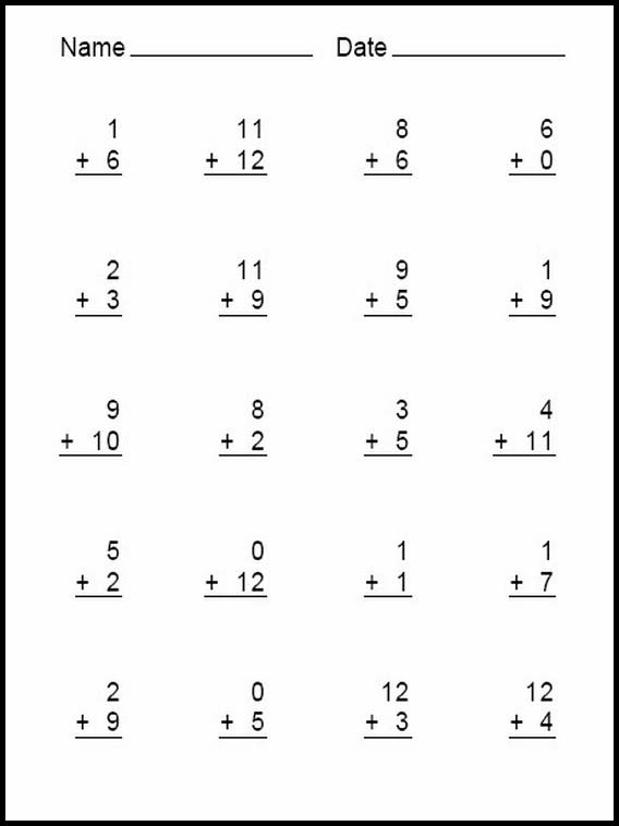 Leicht Addition 5