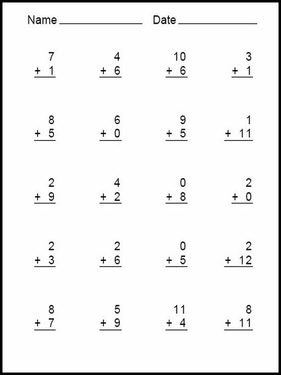 Leicht Addition 7