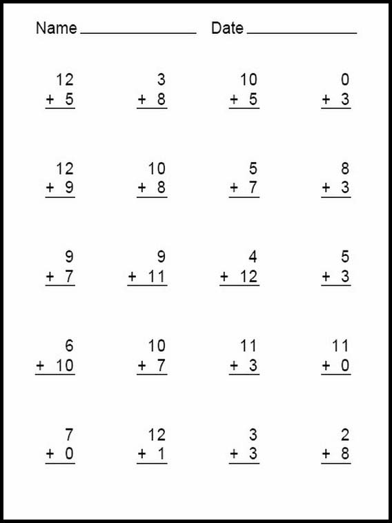 Leicht Addition 9