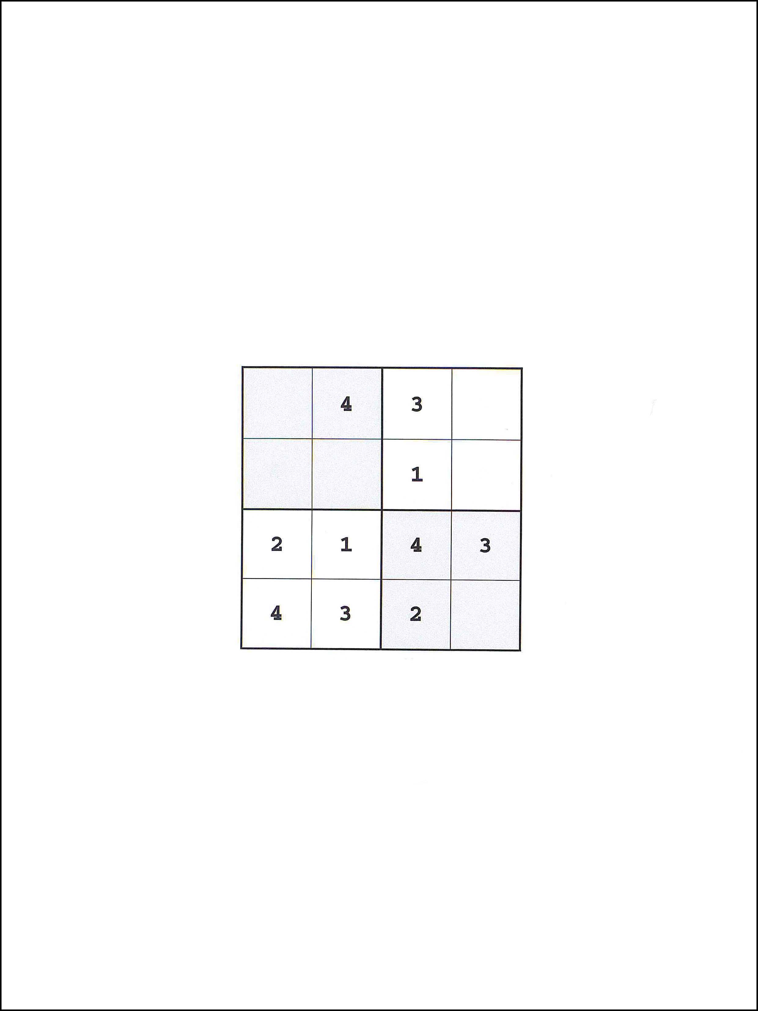 Sudoku 4x4 37