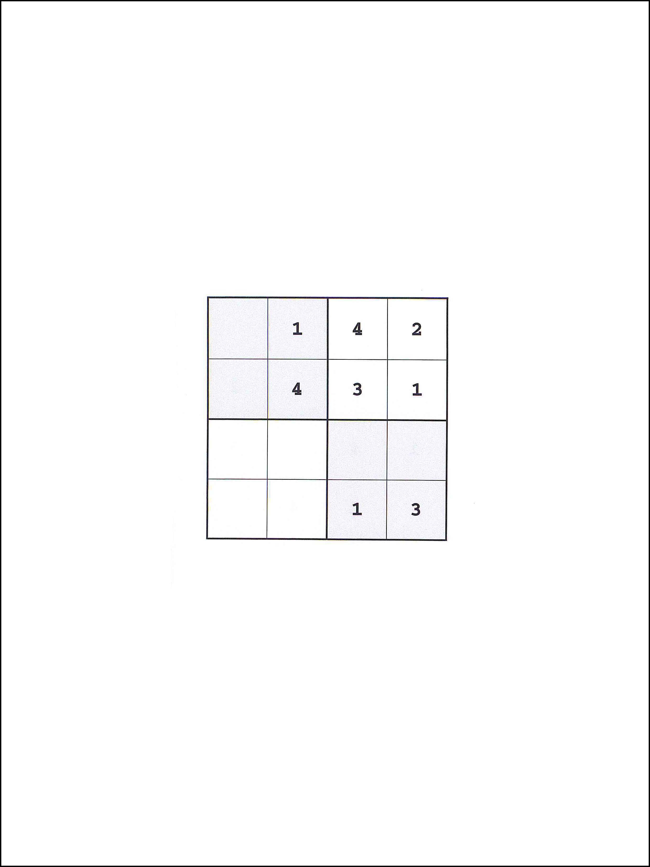 Sudoku 4x4 88