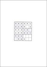 Sudoku 6x621