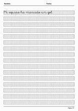 Kalligrafie grid om Spaans te leren15