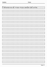 Kalligrafie grid om Spaans te leren18