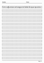 Kalligrafie grid om Spaans te leren31