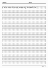 Kalligrafie grid om Spaans te leren33