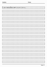 Kalligrafie grid om Spaans te leren34