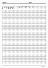 Kalligrafie grid om Spaans te leren67