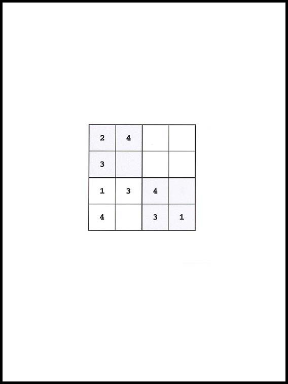 Sudoku 4x4 89