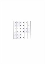 Sudoku 6x621